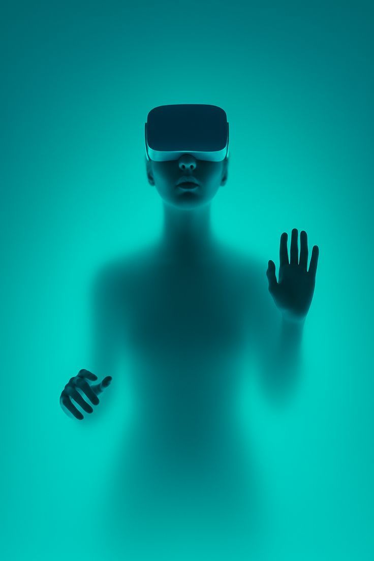 Koncept vizual futurist per teknologjine dhe krijimtarine